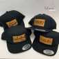 Preview: Cap Snapback schwarz mit Patch