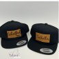 Preview: Cap Snapback schwarz mit Patch