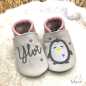 Preview: Name mit Herzen und Pinguin