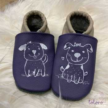 *sofortkauf* Hunde lila Gr. 23/24