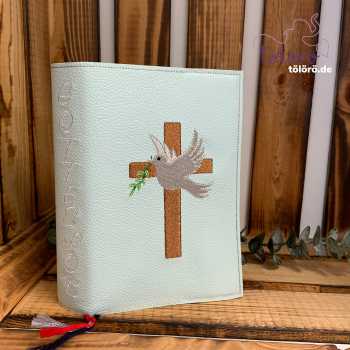 Gotteslobhülle Kreuz mit Taube