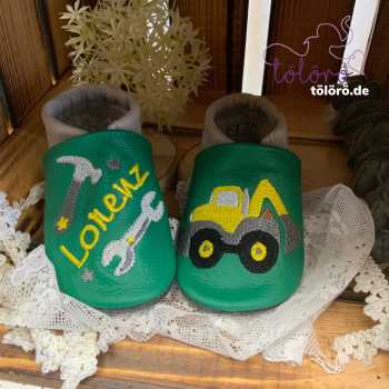 Preview: Name mit Werkzeug und Baufahrzeug