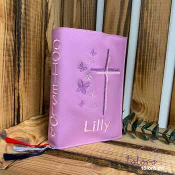 Gotteslobhülle  Kreuze mit Schmetterlingen