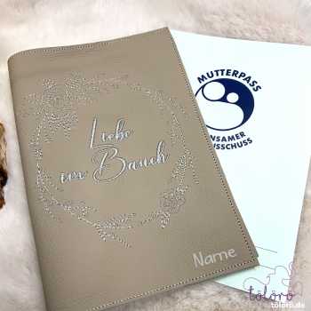 Mutterpasshülle Liebe im Bauch