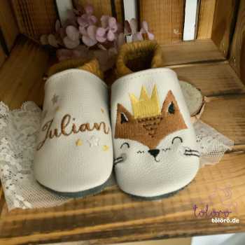 Preview: Name mit Sternen und Fuchskopf mit Krone