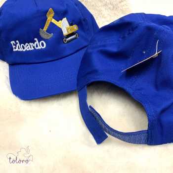 Preview: Cap mit Name und Bagger2 neu