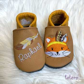 Preview: Name mit Feder und Fuchskopf