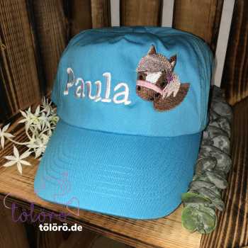 Cap mit Name und Pferd Fritz