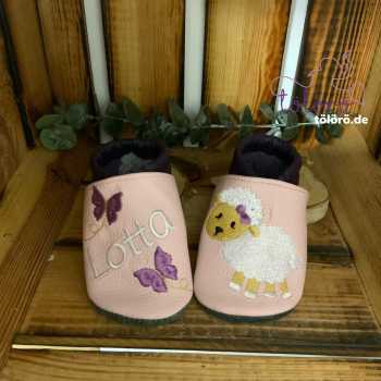 Name mit Schmetterlinge  und Schaf