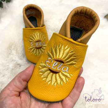 Namen in Sonnenblumen