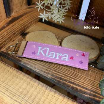 Schlüsselband mit Namen und Minimotiv