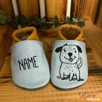 Preview: Name mit Knochen/Herzen und Wuffi Berni