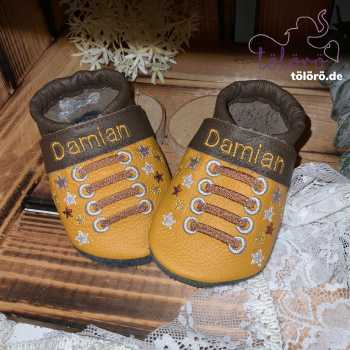 Preview: Schnürsenkel mit Sternen und Name