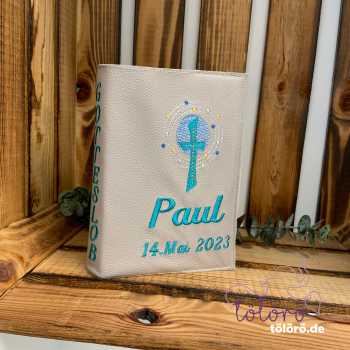 Preview: Gotteslobhülle  Kreuz mit Lichtkreis