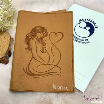 Mutterpasshülle schwangere Frau