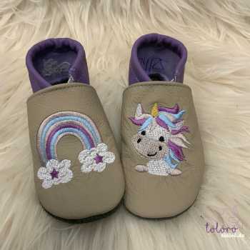 *sofortkauf* Regenbogen Einhorn lila Gr. 24/25