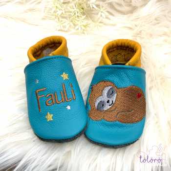 Name mit Sternen und Faultier