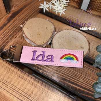 Schlüsselband mit Namen und Minimotiv