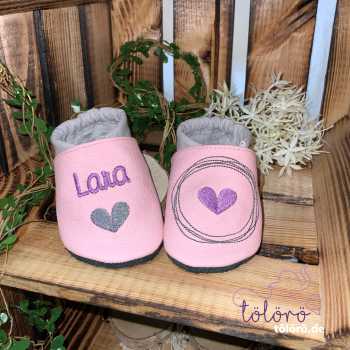 Preview: Name mit Herz und Herz im Kreis