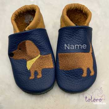 Preview: Name und Dackel mit Halstuch