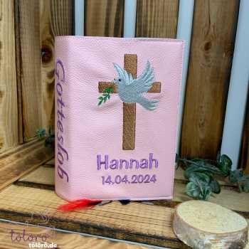 Preview: Gotteslobhülle Kreuz mit Taube