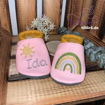 Preview: Name mit Sonne und Regenbogen