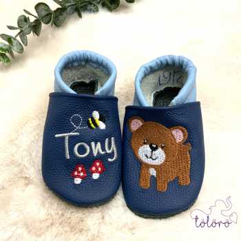 Name mit Biene & Pilze und Bär