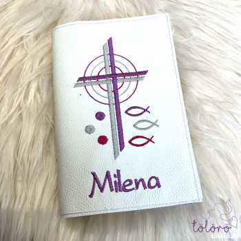 Gotteslobhülle  Kreuze mit Kreisen