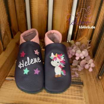 Preview: Name mit Sternen und Einhorn