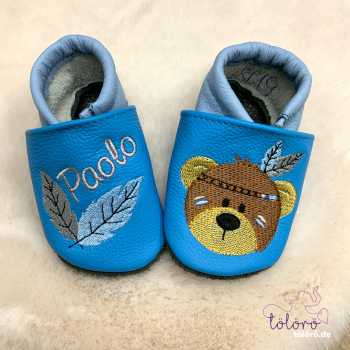 Preview: Name mit Feder und Bär