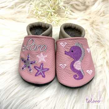 Seesterne und Seepferdchen mit Namen