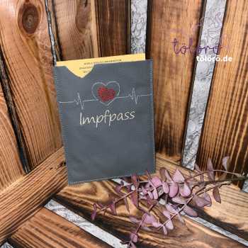 Impfpass EKG-Linie Herz