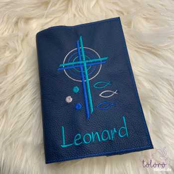 Gotteslobhülle  Kreuze mit Kreisen „Leonard“