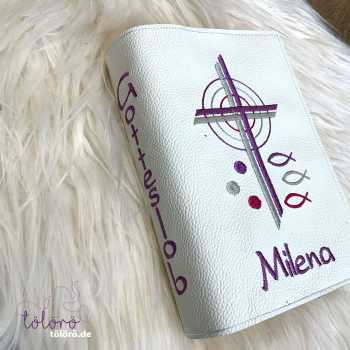 Gotteslobhülle  Kreuze mit Kreisen „Milena“