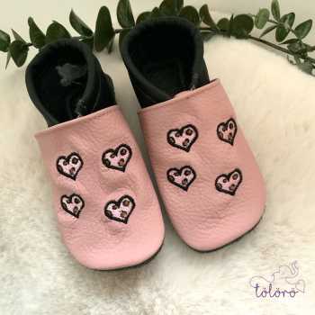 *sofortkauf* Leoherzen rosa Gr. 22/23