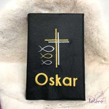 Gotteslobhülle Kreuz mit Fischen „Oskar“