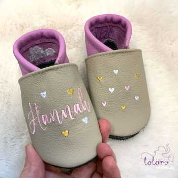 Name mit Herzchen und Herzchen