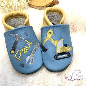 Preview: Name mit Werkzeug und Bagger