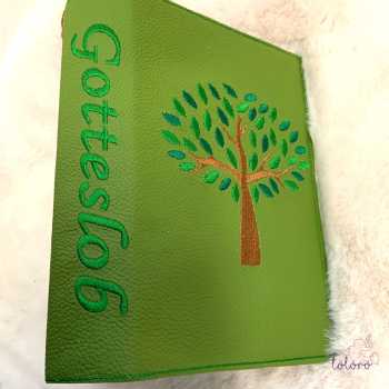 Gotteslobhülle Baum geschlossen