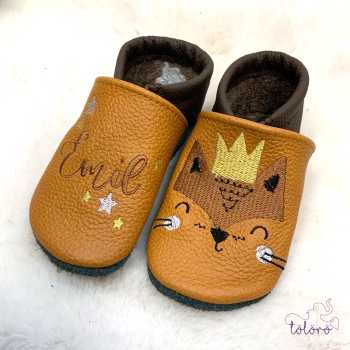 Preview: Name mit Sternen und Fuchskopf mit Krone