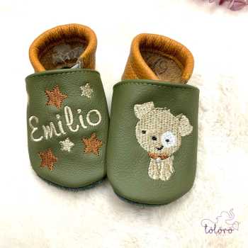 Name mit Sternen und Hündchen