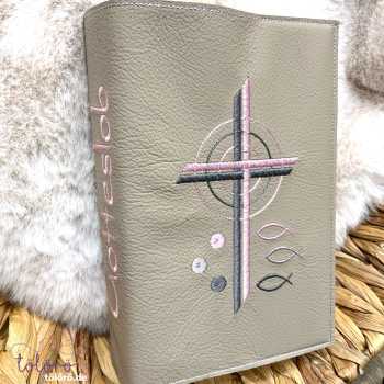 Preview: Gotteslobhülle  Kreuze mit Kreisen „Milena“