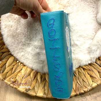 Gotteslobhülle  Kreuz mit großem Lichtkreis und Fische „Theo“