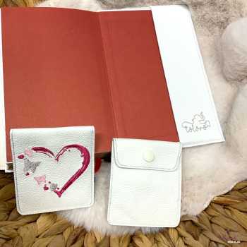 Preview: Gotteslobhülle Blumenkreis mit Fisch