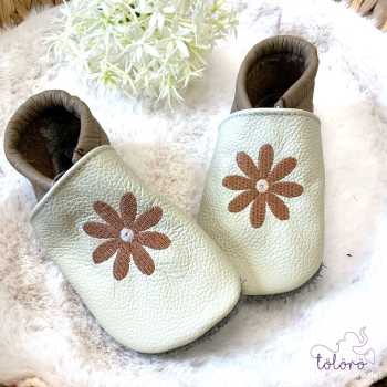 *sofortkauf* Blumen braun Gr. 22/23
