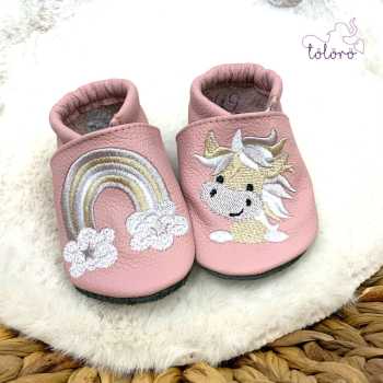 *sofortkauf* Regenbogen und Einhorn rosa Gr. 18/19