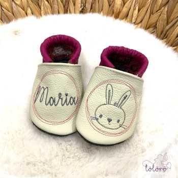 Name im Kreis und Hase