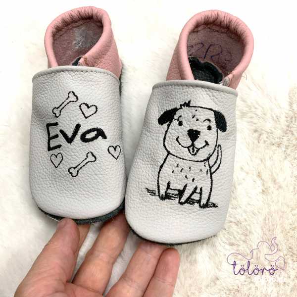 Name mit Knochen/Herzen und Wuffi Berni