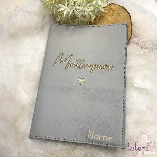 Mutterpasshülle mit Herz beige