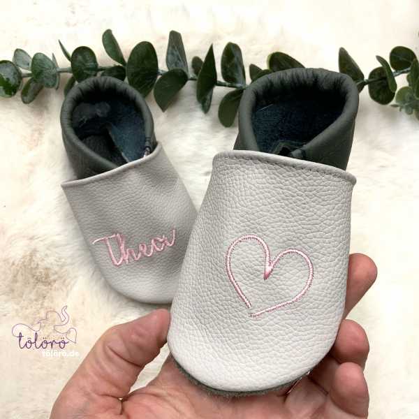 Name und Herz negativ seitlich